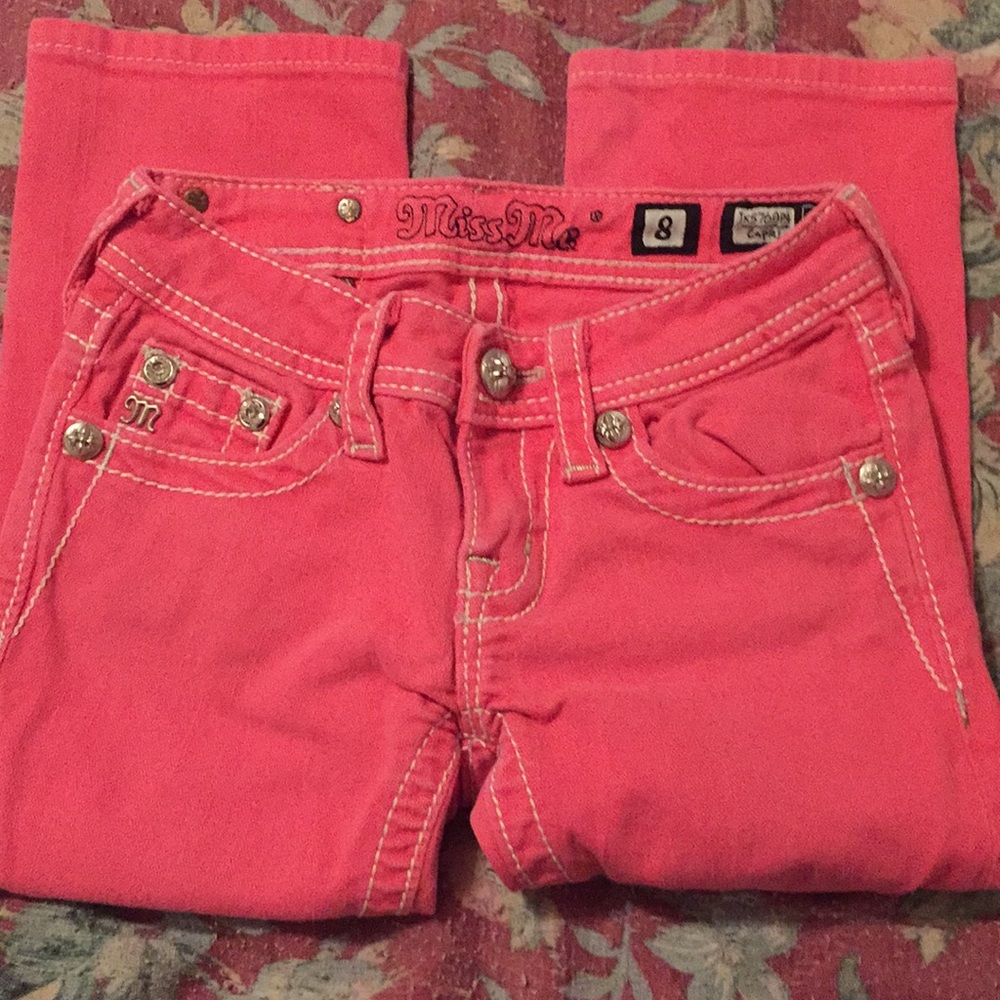 Child miss me boot cut pants